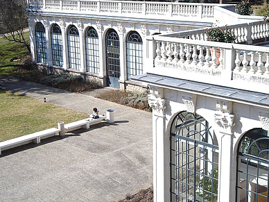 Park der Sprachschule Vichy, Französisch Sprachreisen für Erwachsene