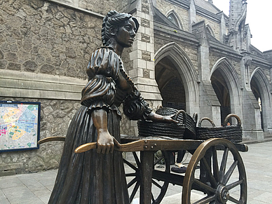 Molly Malone in Dublin, Englisch Sprachreisen für Erwachsene