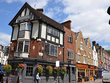 Pub in Camden, London, Englisch Sprachreisen für Erwachsene