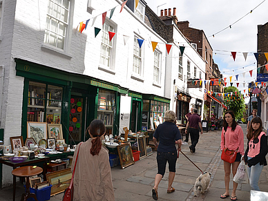 Individuelles Shopping in Hampstead, Englisch Sprachreisen für Schüler