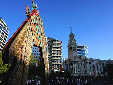 Aotea Square und Town Hall - Auckland Sprachreise für Erwachsene 