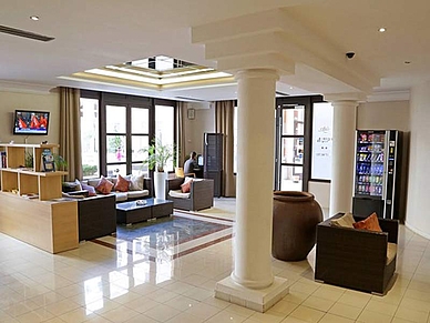 Lobby Appart'Hotel Odalys Atrium, Frankreich Sprachreisen