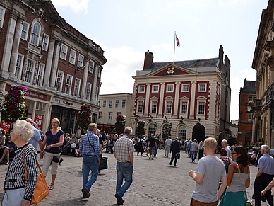 Platz in York, Englisch Sprachreisen für Erwachsene