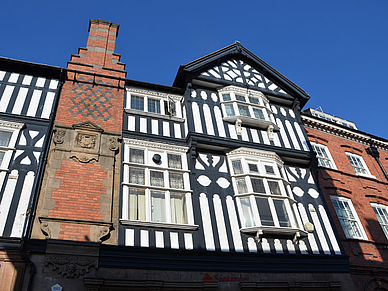 Fachwerk in Chester, Englisch Sprachreisen für Erwachsene