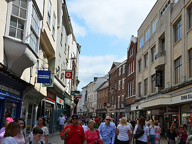 Geschäfte in York, Englisch Sprachreisen für Erwachsene