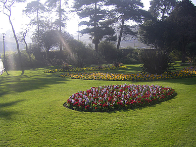 Park in Bournemouth, Englisch Sprachferien für Schüler