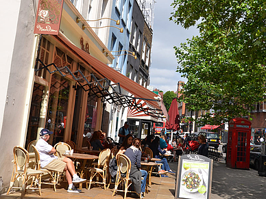 Umgebung der Schule in London Hampstead, Englisch Sprachreisen für Schüler