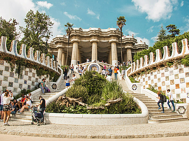 Park Güell in Barcelona - Sprachaufenthalt Spanien