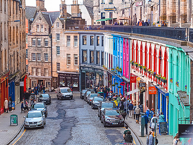 Victoria Street Edinburgh - Schottland Sprachreisen für Schüler