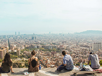 Blick auf Barcelona - Spanisch lernen in Spanien