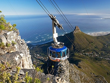 Seilbahn zum Tafelberg, Englisch Sprachreisen für Erwachsene Südafrika