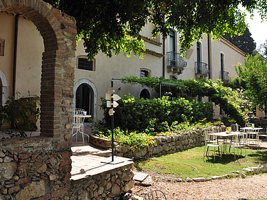 Garten der Sprachschule, Italienisch Sprachschule Taormina