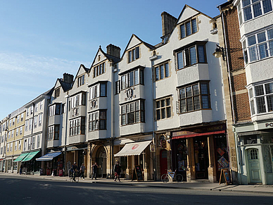 Straßenansicht in Oxford - Englisch Sprachreisen