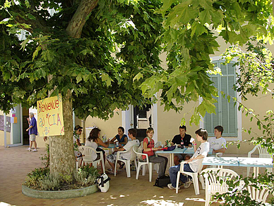 Schulgarten, Schülersprachreisen Französisch Antibes