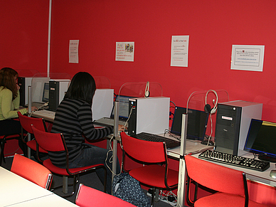 Computerraum, Englisch Sprachschule Torquay