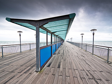 Auf dem Pier in Bournemouth, Englisch Sprachferien für Schüler