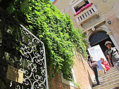 Eingangsbereich der Italienisch Sprachschule in Venedig