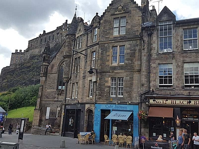 Stadtszene in Edinburgh, Englisch Sprachreisen für Schüler