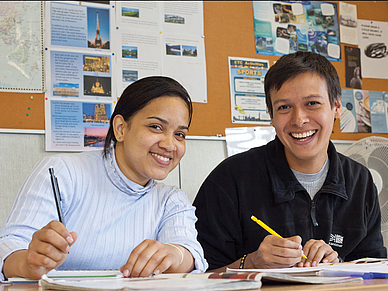 Sprachkursteilnehmer der Englisch Sprachschule Bournemouth