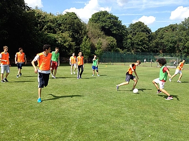 Fußball im Programm der Englisch Sprachschule Chester