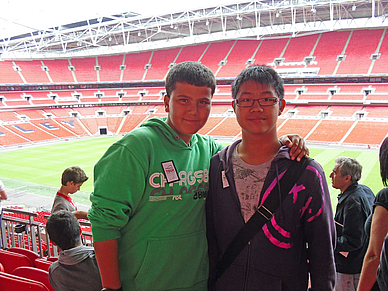 Ausflug ins Stadion, Englisch Sprachschule London Hampstead