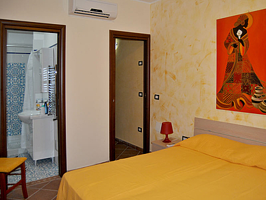 Beispiel Schlafzimmer Studio Apartment, Italien Sprachreise