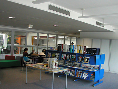 Bibliothek, Französisch Sprachschule Straßburg