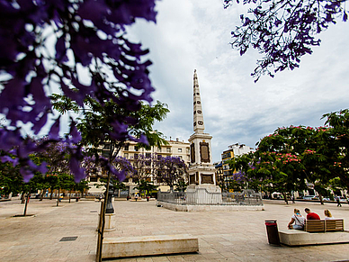 Plaza de la Merced - Spanisch Sprachreise Málaga 