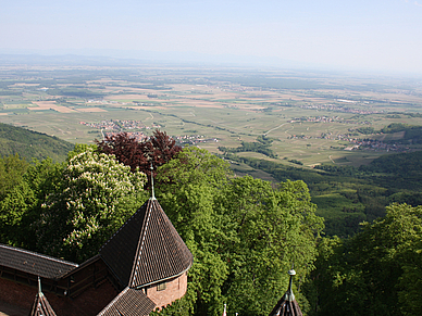 Blick von der Hohkönigsburg, Französisch Sprachreisen für Erwachsene