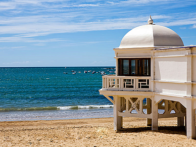 Strand von Cádiz - Sprachurlaub in Spanien