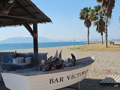 Playa Pedregalejo - Spanisch Sprachreisen Málaga für Erwachsene