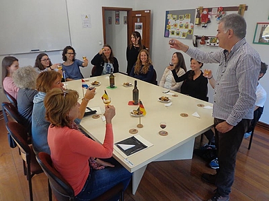 Abschiedsfeier der Sprachschule in Porto