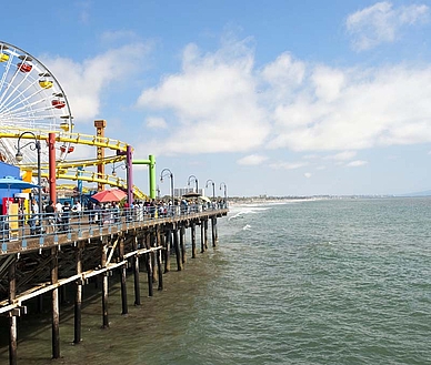 Santa Monica Pier, Englisch Sprachreisen für Erwachsene