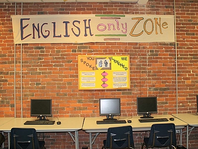 Computerraum, Englisch Sprachschule Boston