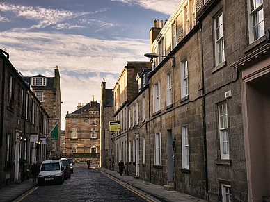 Lage der Englisch Sprachschule in Edinburgh