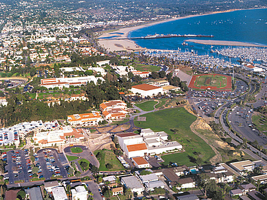 Blick über Santa Barbara und den Hafen, Englisch Sprachreisen für Erwachsene