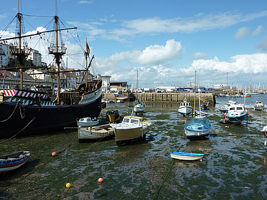 Hafen von Torquay, Business Englisch Sprachreisen England